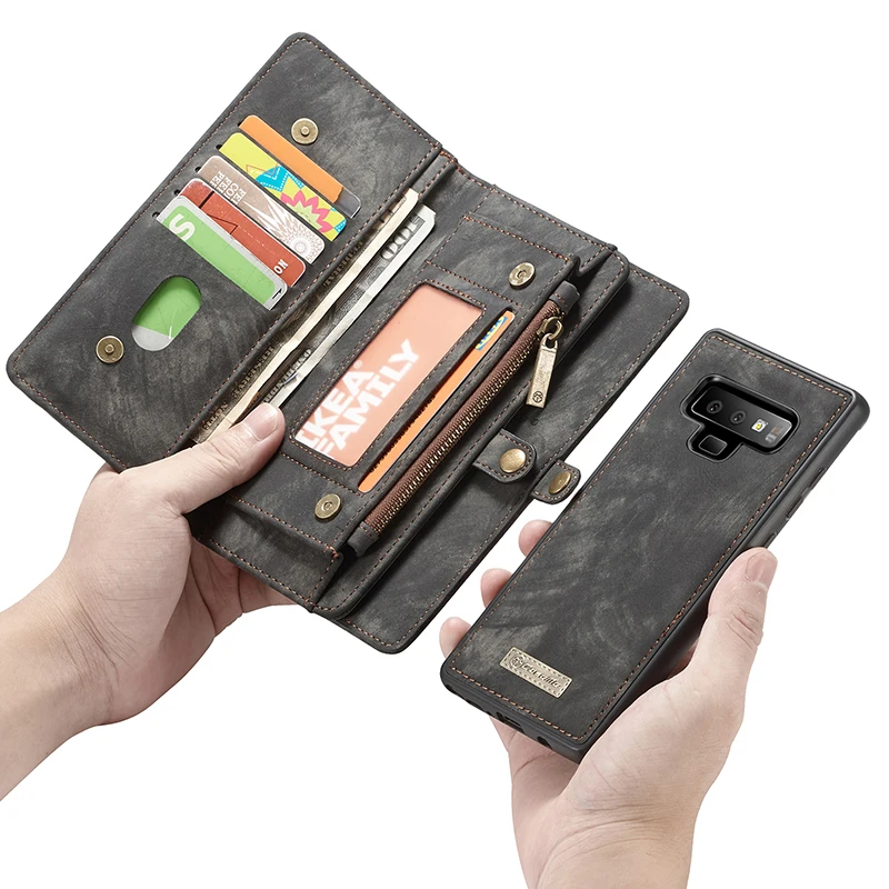CaseMe For Galaxy S8 S9 S10 Plus S10E A40 A50 A70 Retro Genuine Leather Magnetic Removeable Wallet Case For Samsung Note10+ 9 8
CaseMe For Galaxy S8 S9 S10 Plus S10E A40 A50 A70 Retro Genuine Leather Magnetic Removeable Wallet Case For Samsung Note10+ 9 8