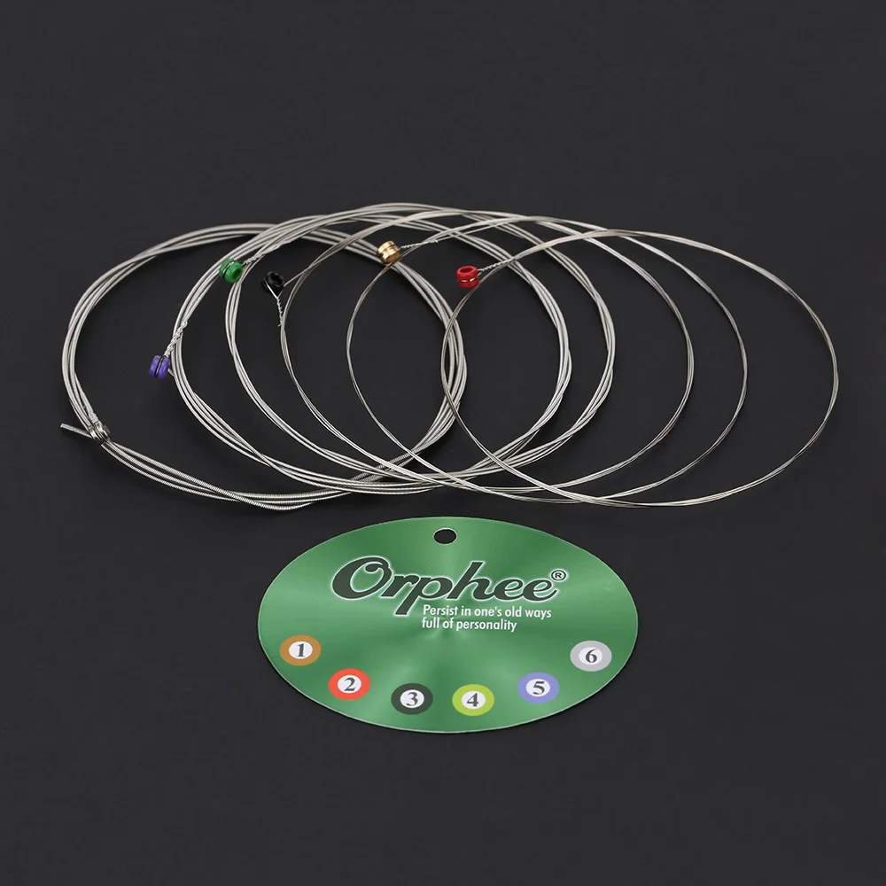 Orphee RX19 6pcs Electric Guitar String Set (.011-.050) Nickel Alloy Medium Tension Guitar Parts & Accessories
Orphee RX19 6pcs Electric Guitar String Set (.011-.050) Nickel Alloy Medium Tension Guitar Parts & Accessories