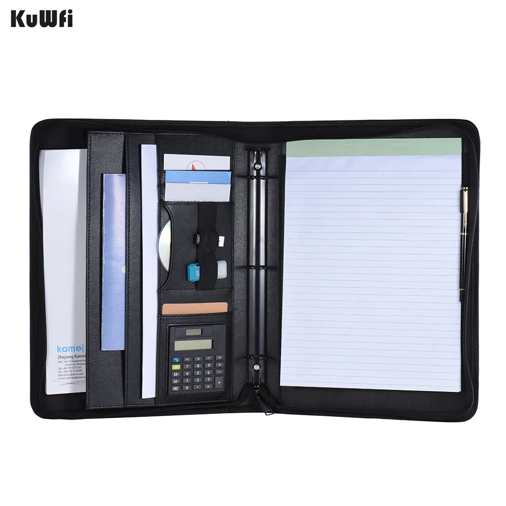 Pocket Calculator With Multifunctional Portfolio Padfolio Folder Document Case Organizer A4 PU Leather Zippered Closure
Pocket Calculator With Multifunctional Portfolio Padfolio Folder Document Case Organizer A4 PU Leather Zippered Closure