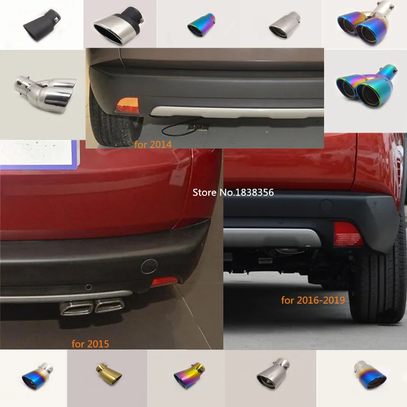 car Styling muffler exterior end pipe outlet dedicate stainless steel exhaust tip tail For Peugeot 2008 2014 2015 2016 2017-2019
car Styling muffler exterior end pipe outlet dedicate stainless steel exhaust tip tail For Peugeot 2008 2014 2015 2016 2017-2019