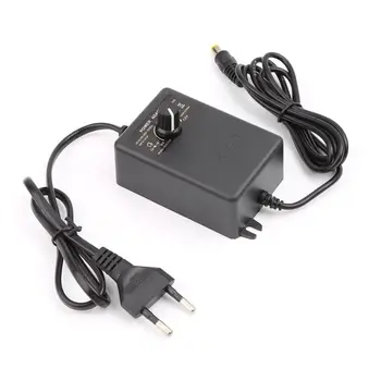 Adjustable Power Supply Adapter For Motor Speed Controller 3-12V 2A EU Plug 77x52x32mm
Adjustable Power Supply Adapter For Motor Speed Controller 3-12V 2A EU Plug 77x52x32mm