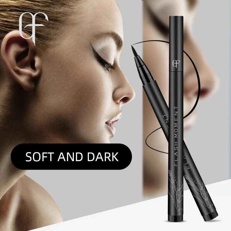 5 ml Flash Moment Cotton thick head black eyeliner brush cool black waterproof smooth liquid eyeliner pen 2019
5 ml Flash Moment Cotton thick head black eyeliner brush cool black waterproof smooth liquid eyeliner pen 2019