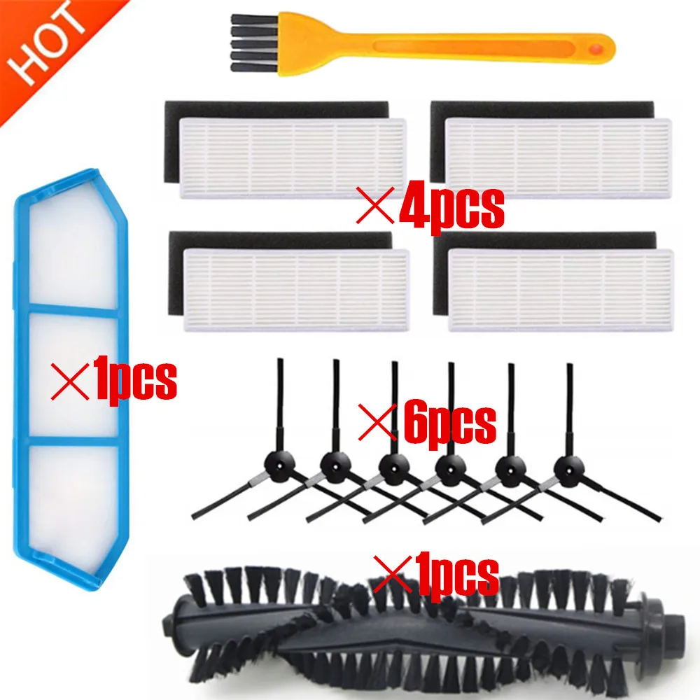 Vacuum Cleaner accessories Replacement Kit for chuwi ilife A4s A40 Main brush filter side brushes
Vacuum Cleaner accessories Replacement Kit for chuwi ilife A4s A40 Main brush filter side brushes