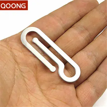QOONG 5 Pieces Stainless Steel Silver Slim Pocket Credit Card Money Holder Metal Men Money Clip Wallet Steel Bill Clip Clamp
QOONG 5 Pieces Stainless Steel Silver Slim Pocket Credit Card Money Holder Metal Men Money Clip Wallet Steel Bill Clip Clamp