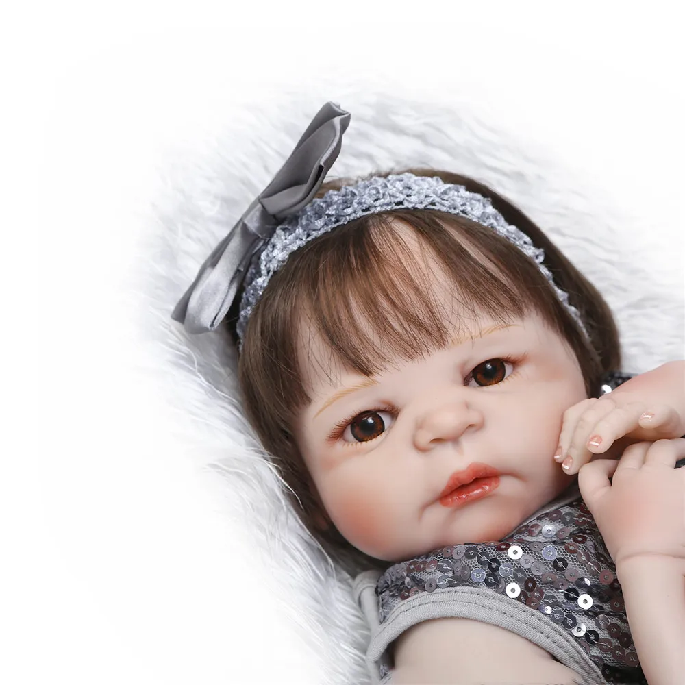 NPK 23"doll reborn girl babies toy gift full body silicone dolls new born toddler reborn bonecas bebe alive reborn bonecas
NPK 23"doll reborn girl babies toy gift full body silicone dolls new born toddler reborn bonecas bebe alive reborn bonecas