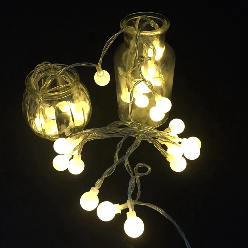 1M 3M 10M Christmas Garland Ball LED Fairy String Lights Battery Operated Outdoor Waterproof For Home Indoor Garden Decoration
1M 3M 10M Christmas Garland Ball LED Fairy String Lights Battery Operated Outdoor Waterproof For Home Indoor Garden Decoration