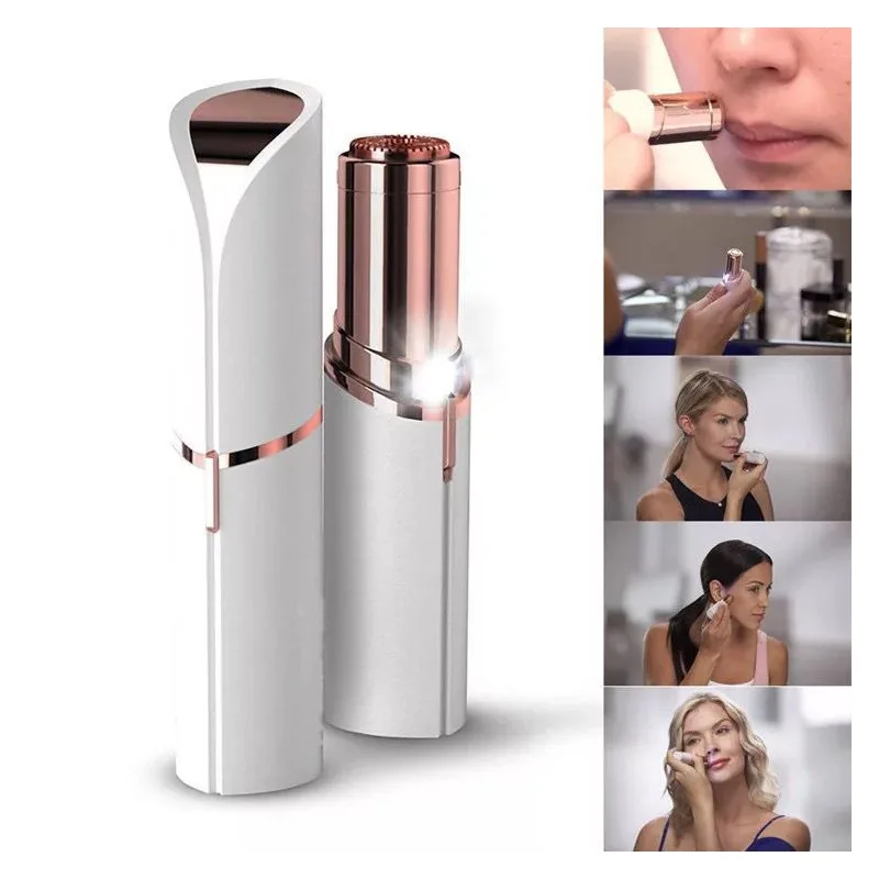 Lipstick shape female mini electric epilator, body facial shaving razor ladies epilator painless epilator
Lipstick shape female mini electric epilator, body facial shaving razor ladies epilator painless epilator
