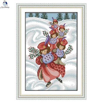 JoySunday Cross Stitch Kits Needlework Set Christmas Gift Girl Egyptian 3 14CT 11CT Cotton Painting Gift Art Factory Wholesale
JoySunday Cross Stitch Kits Needlework Set Christmas Gift Girl Egyptian 3 14CT 11CT Cotton Painting Gift Art Factory Wholesale