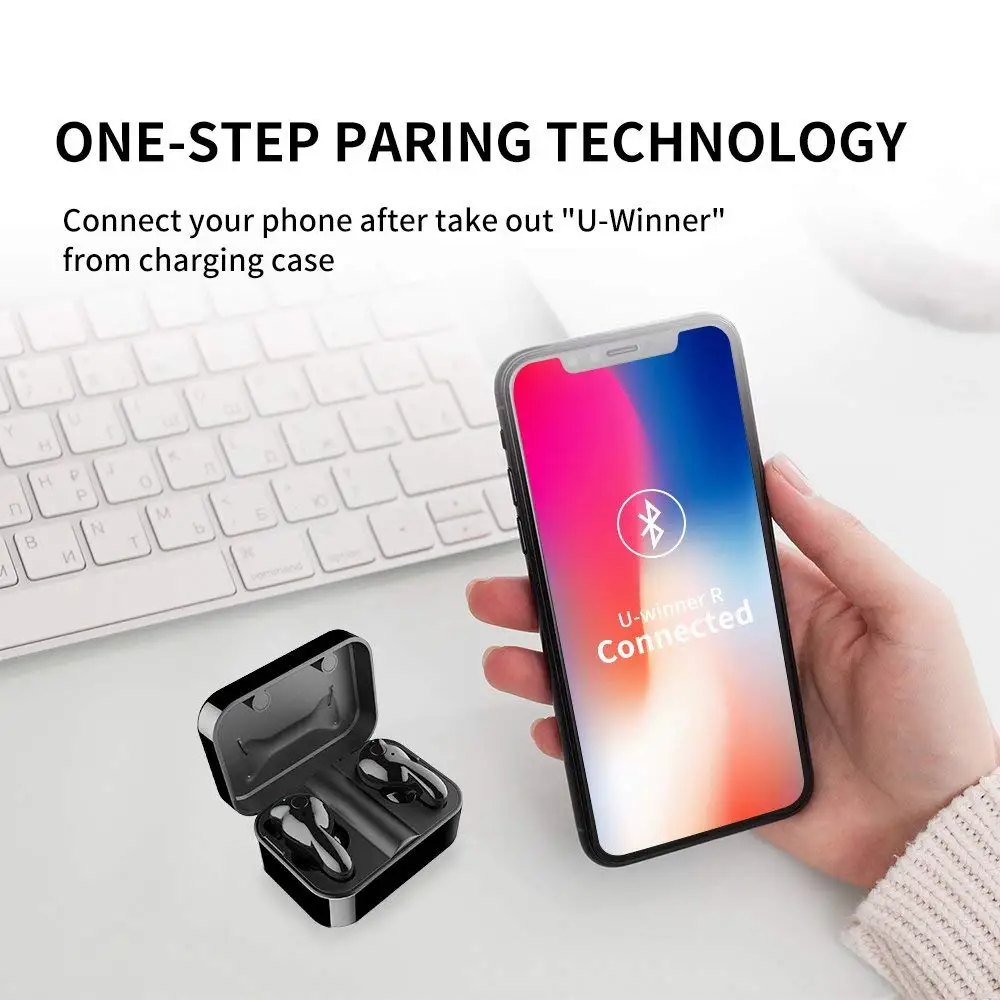 Bluetooth 5.0 TWS Earphones with Mic Bluetooth 5.0 TWS Earphones with Mic