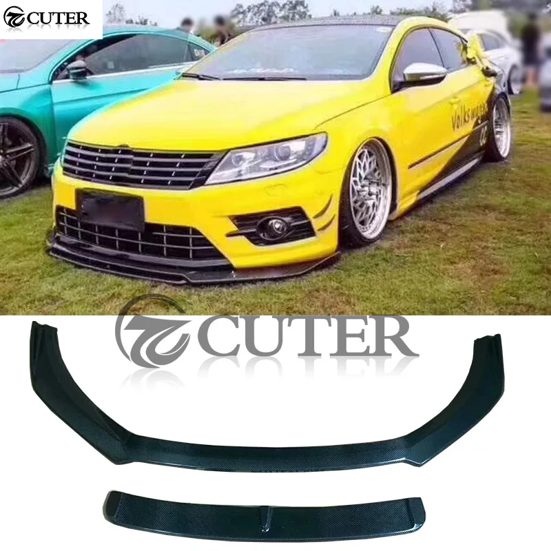 CC RLINE KT style Carbon Fiber car Front Bumper Lip Spoiler splitter for Volkswagen CC R-Line Bumper car body kit 13-UP
CC RLINE KT style Carbon Fiber car Front Bumper Lip Spoiler splitter for Volkswagen CC R-Line Bumper car body kit 13-UP