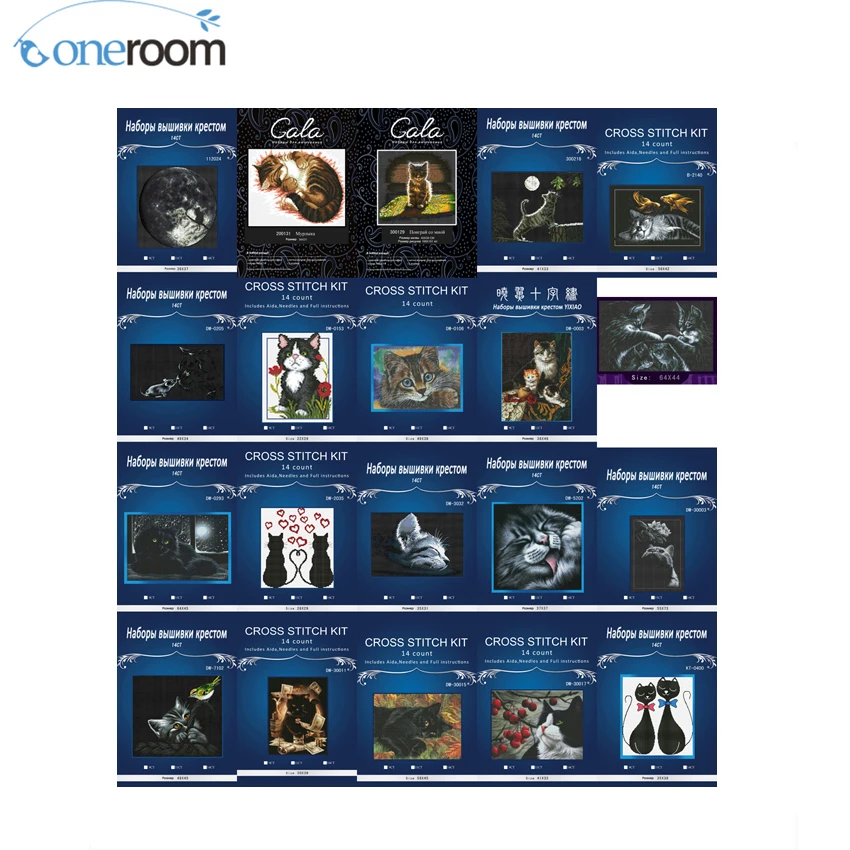 DIM ANCHOR 14CT DMC Cross Stitch,Sets popular counted cross stitch kit dream, kitty cat and fish, cat dream of fish
DIM ANCHOR 14CT DMC Cross Stitch,Sets popular counted cross stitch kit dream, kitty cat and fish, cat dream of fish