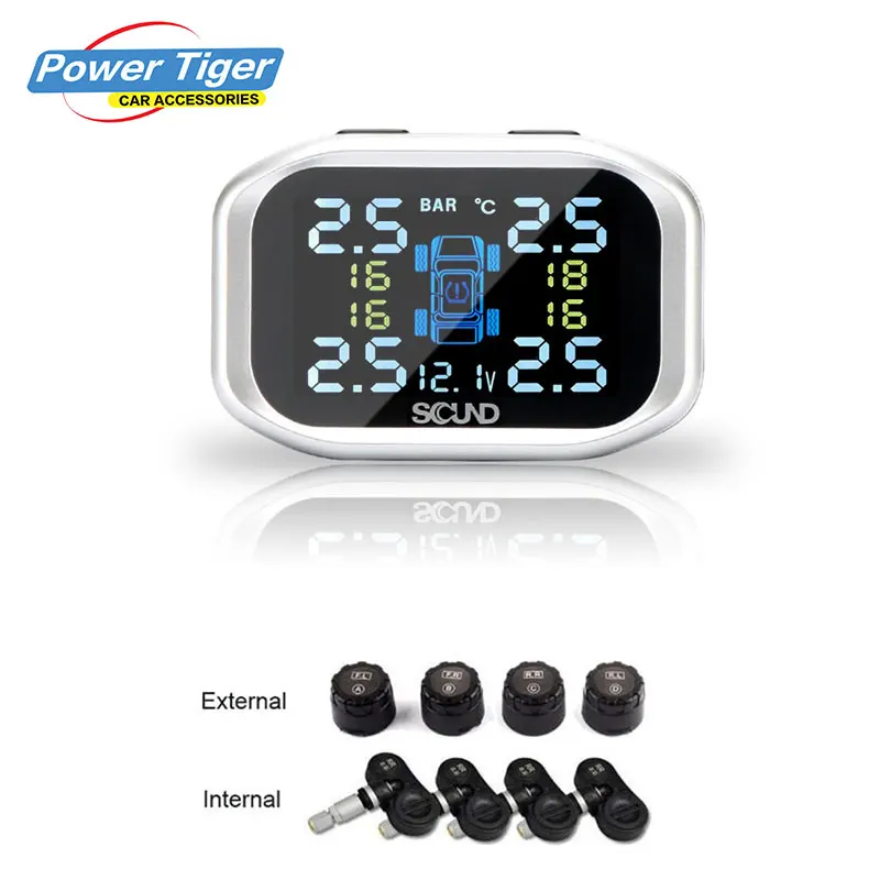 TPMS Smart Car TPMS Tire Pressure Monitoring System Tire Pressure Digital LCD Display Auto Security Alarm Systems
TPMS Smart Car TPMS Tire Pressure Monitoring System Tire Pressure Digital LCD Display Auto Security Alarm Systems