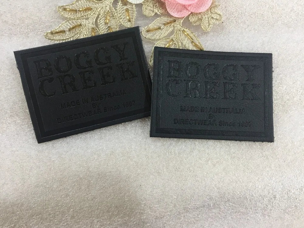 Custom leather labels in high quality for clothes / jeans / bags, artificial leather label, PU patches , debossed/engraved logo
Custom leather labels in high quality for clothes / jeans / bags, artificial leather label, PU patches , debossed/engraved logo