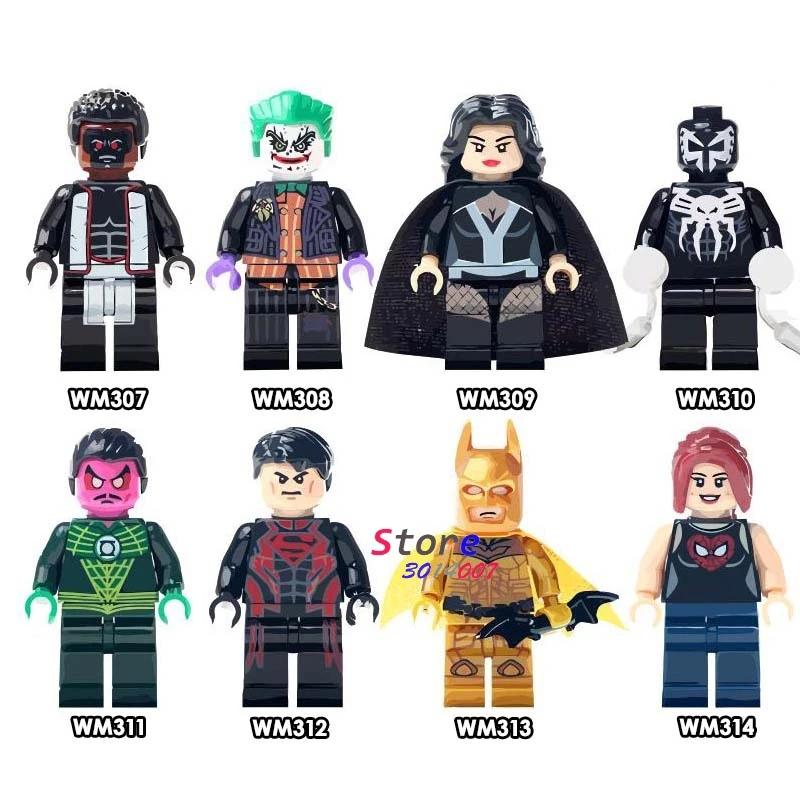 Single super heroes Superboy Gold Batman Mr Terrific Joker Zatanna Zatara Venom building blocks models bricks toys for children
Single super heroes Superboy Gold Batman Mr Terrific Joker Zatanna Zatara Venom building blocks models bricks toys for children