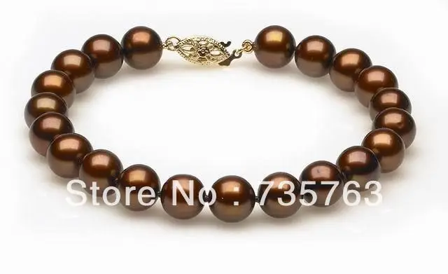 xiuli 00121 9-10mm top rating AAAA chocolate pearl bracelet 14KGP clasp(3length can choose)
xiuli 00121 9-10mm top rating AAAA chocolate pearl bracelet 14KGP clasp(3length can choose)