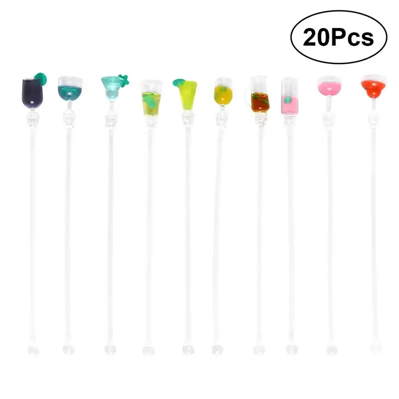 20 PCS/ Pack Transparent Cocktail Drink Mixer Sticks Stirring Mixing Sticks Drinking Accessory
20 PCS/ Pack Transparent Cocktail Drink Mixer Sticks Stirring Mixing Sticks Drinking Accessory