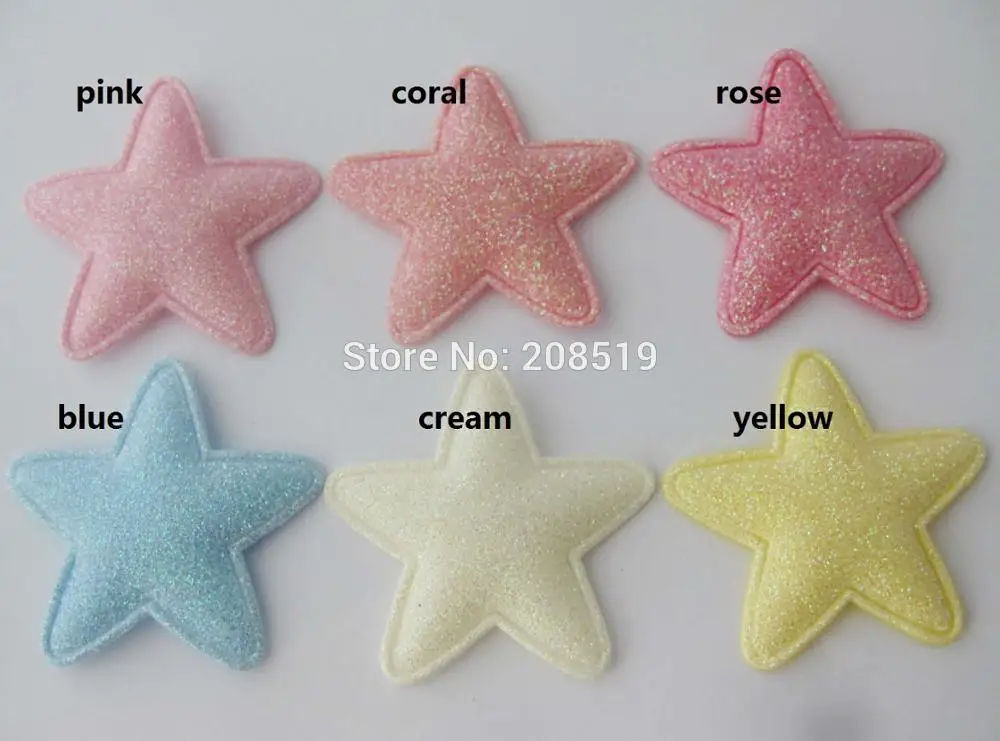 PA0066 Mix 120pcs Glitter Felt Fabric Appliques 42mm Star Patches for garment DIY Decorative Patch for hair jewelry
PA0066 Mix 120pcs Glitter Felt Fabric Appliques 42mm Star Patches for garment DIY Decorative Patch for hair jewelry
