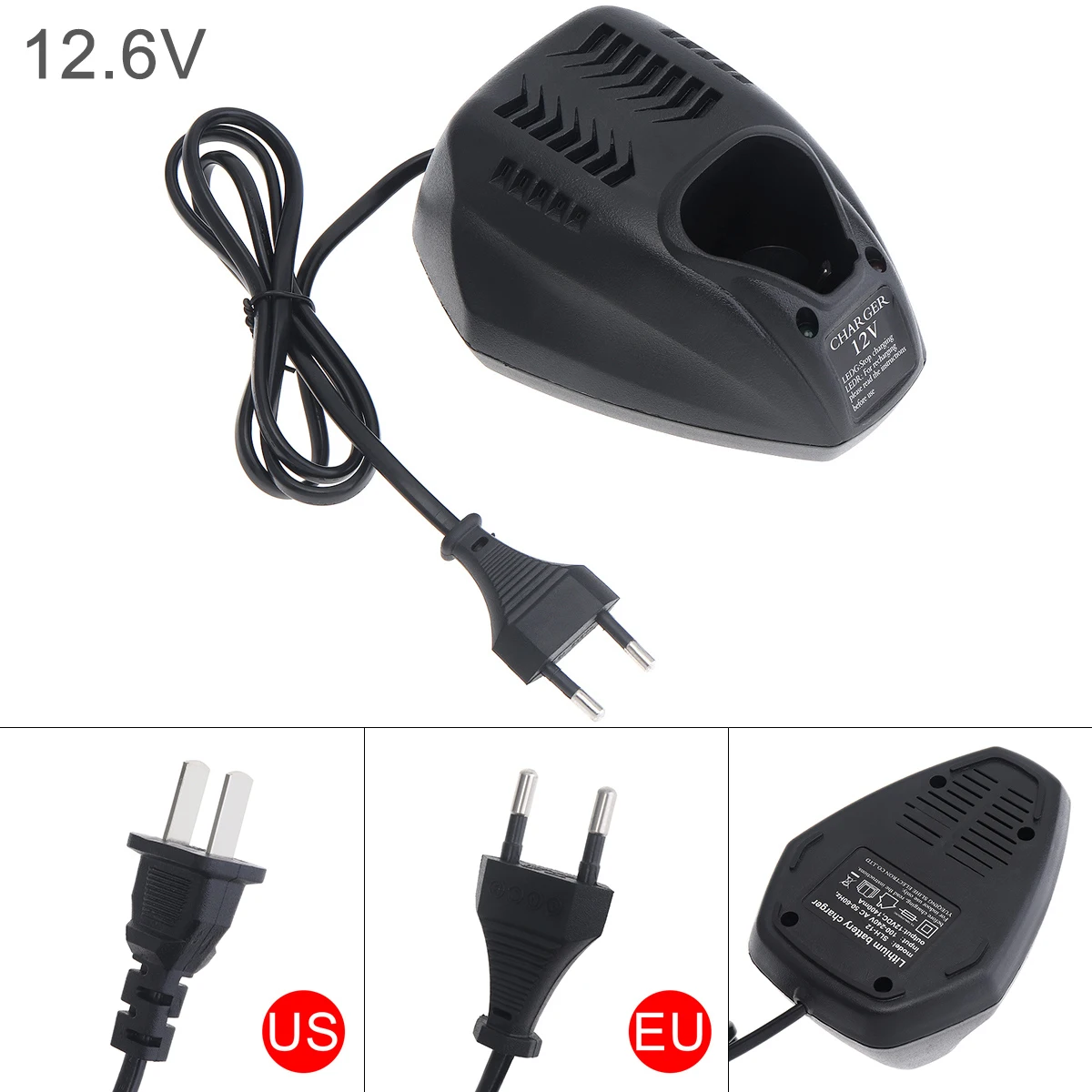 90cm 12V Mouse-type Large Charger Power Adapter Support 100-240V Power Source for Lithium Electric Drill / Electric Screwdriver
90cm 12V Mouse-type Large Charger Power Adapter Support 100-240V Power Source for Lithium Electric Drill / Electric Screwdriver