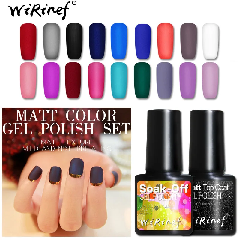 WiRinef 2pcs Matt Top Coat Gel Nail Polish Nails Ordinary Colors Gel and Nail Varnish Nail Lacquers Kit
WiRinef 2pcs Matt Top Coat Gel Nail Polish Nails Ordinary Colors Gel and Nail Varnish Nail Lacquers Kit