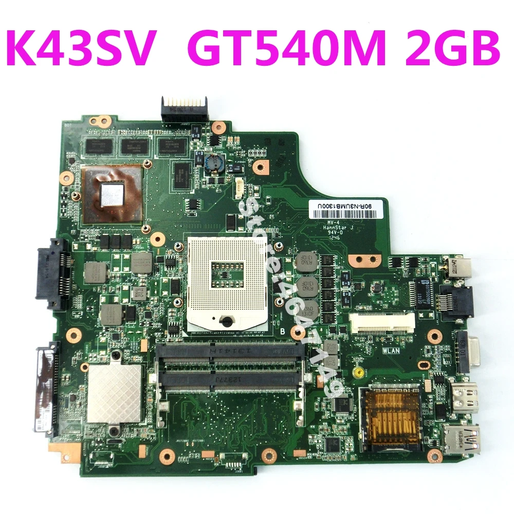 K43SV GT540M 2GB DDR3 HM65 Mainboard REV 4.1 For ASUS A43S X43S K43S K43SV K43SJ K43SM Laptop motherboard 100% Tested
K43SV GT540M 2GB DDR3 HM65 Mainboard REV 4.1 For ASUS A43S X43S K43S K43SV K43SJ K43SM Laptop motherboard 100% Tested