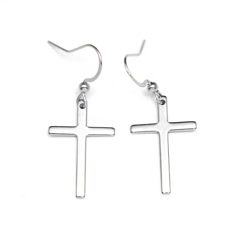 Fashion Metal Cross Earrings For Women Minimalism Stainless Steel Cross Drop Earring Simple Dangle Earring Jewelry DE19
Fashion Metal Cross Earrings For Women Minimalism Stainless Steel Cross Drop Earring Simple Dangle Earring Jewelry DE19