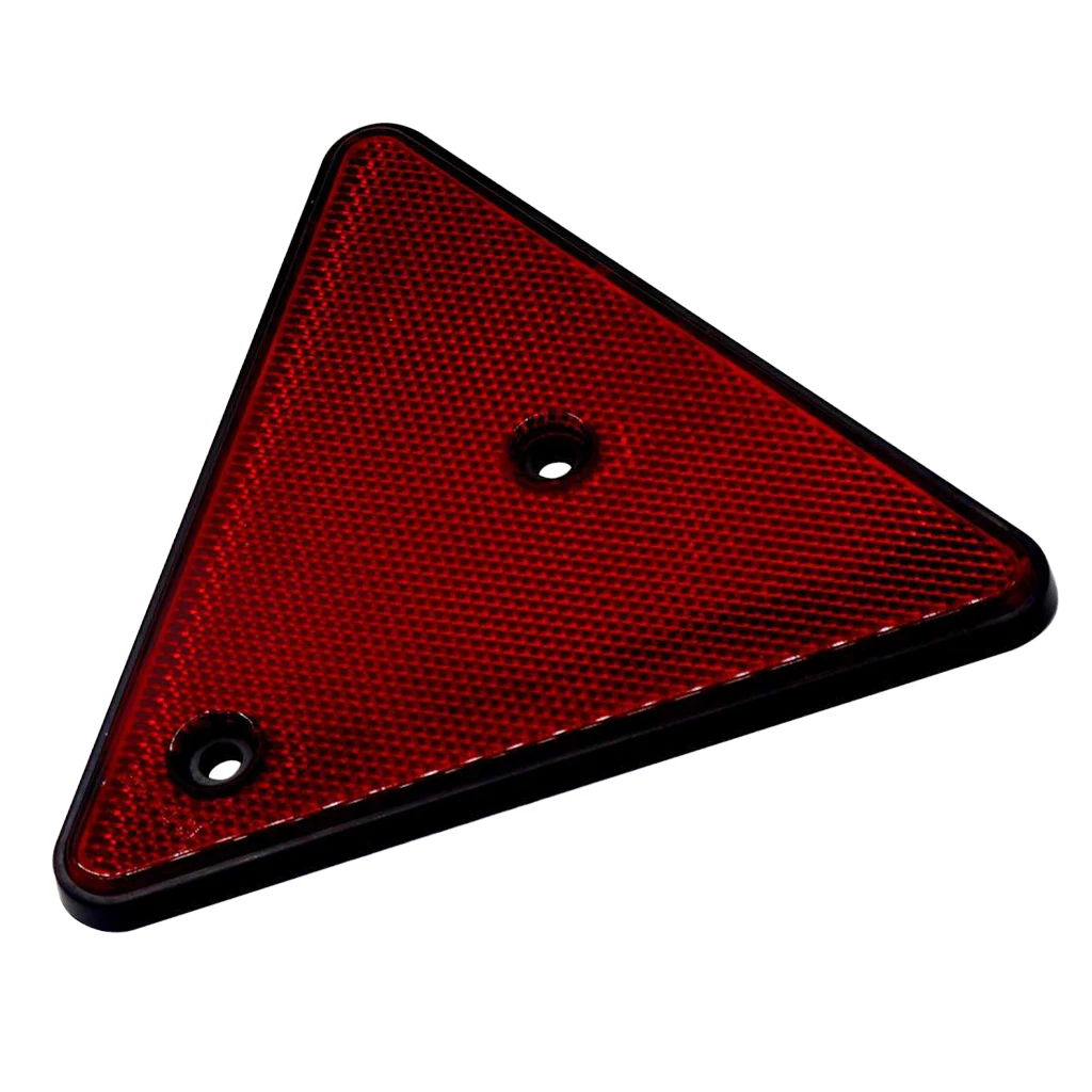 1 Pcs Triangle Warning Reflector Vehicle Stop Warning Sign Red Safety Reflective Sign Board Truck/Trailer Etc Plate Rear Light 1 Pcs Triangle Warning Reflector Vehicle Stop Warning Sign Red Safety Reflective Sign Board Truck/Trailer Etc Plate Rear Light