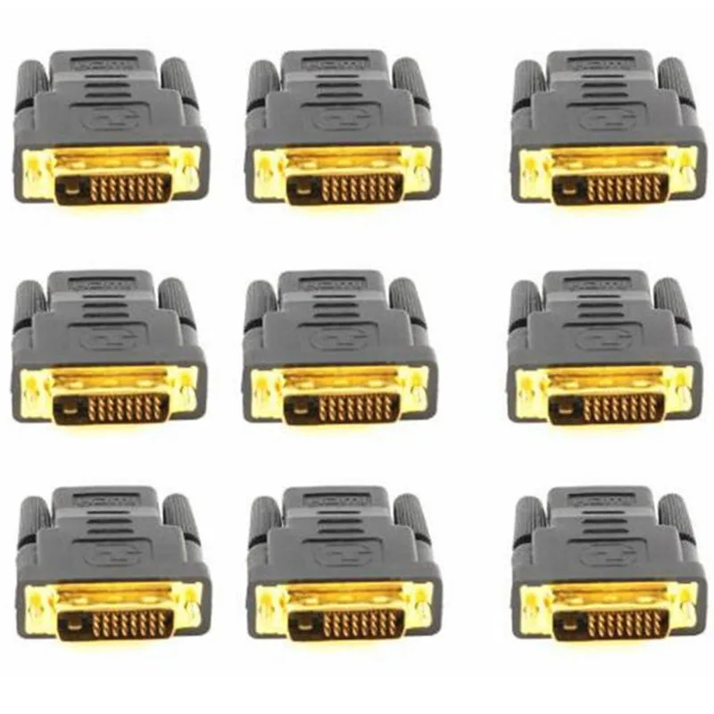 500pcs/lot 24+1 DVI Male to HDMI-compatible Female adapter Gold-Plated NEW M-F Converter For HDTV LCD New Arrival
500pcs/lot 24+1 DVI Male to HDMI-compatible Female adapter Gold-Plated NEW M-F Converter For HDTV LCD New Arrival
