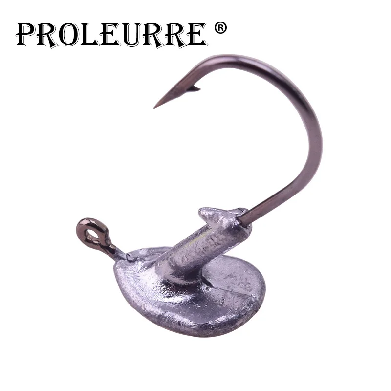 Proleurre Blood Slot Lead Jig Head Tumbler Fishing Hook 3.5g 5g 7g 10g 14g Hooks for Soft Lure Carbon Steel Fishinghook
Proleurre Blood Slot Lead Jig Head Tumbler Fishing Hook 3.5g 5g 7g 10g 14g Hooks for Soft Lure Carbon Steel Fishinghook