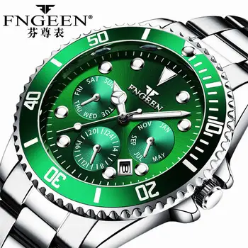 FNGEEN 2019 New Business Luxury Stainless Steel Men Watch Fashion Sport High Quality Quartz Watch Waterproof Relogio Masculino
FNGEEN 2019 New Business Luxury Stainless Steel Men Watch Fashion Sport High Quality Quartz Watch Waterproof Relogio Masculino
