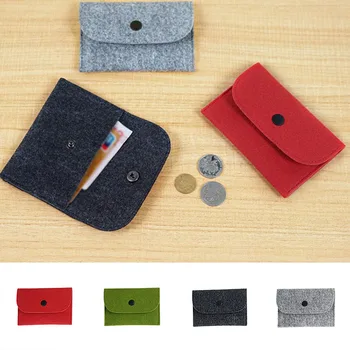 1PC Thin Wallet Solid Square Felt Mini Coin Purse Small Bag Mini Wallet Girl Change Purse Bag Business Card Holder
1PC Thin Wallet Solid Square Felt Mini Coin Purse Small Bag Mini Wallet Girl Change Purse Bag Business Card Holder