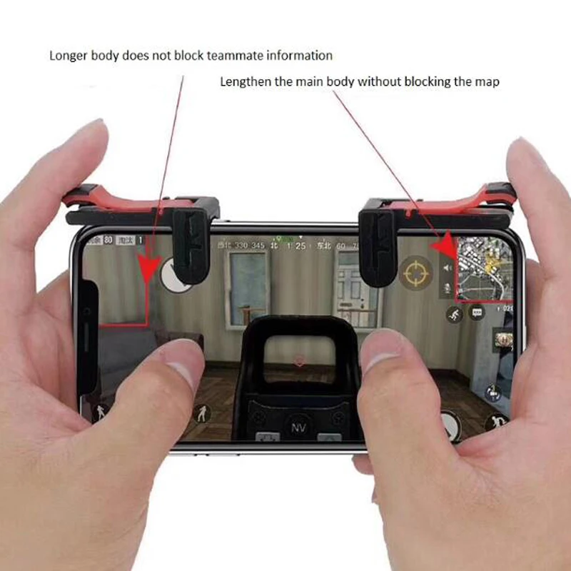 For Tonight Eat Chicken FPS M24 98K Mobile Phone Mobile Game Trigger L1R1 Shooting Controller PUBG Fire Button Handle
For Tonight Eat Chicken FPS M24 98K Mobile Phone Mobile Game Trigger L1R1 Shooting Controller PUBG Fire Button Handle