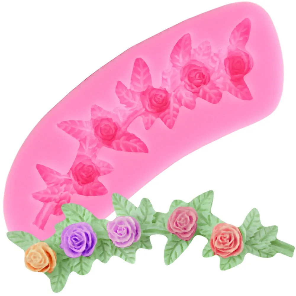 Tree Rose Flower Form Silicone Molds Cookie Cutter Cake Decorating Tools Wedding Fondant Decoration
Tree Rose Flower Form Silicone Molds Cookie Cutter Cake Decorating Tools Wedding Fondant Decoration