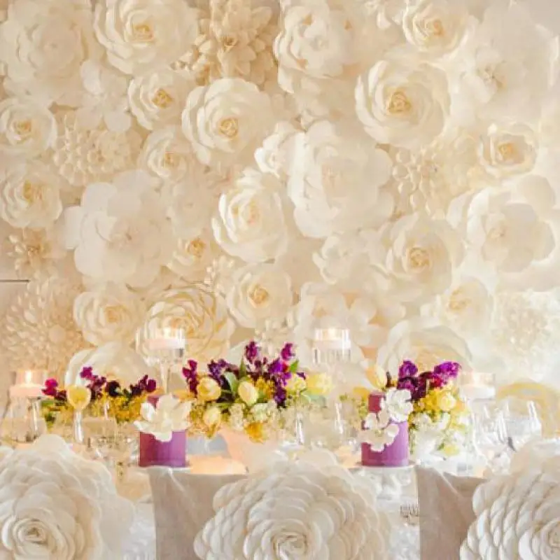 50pcs Set Simulation Giant Paper Rose Flowers Showcase Wedding Backdrops Props flores artificiais para decora o
50pcs Set Simulation Giant Paper Rose Flowers Showcase Wedding Backdrops Props flores artificiais para decora o