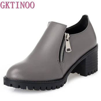 GKTINOO Genuine leather woman shoes 2019 autumn deep mouth single shoes cowhide thick with large size 35-43 of dress shoes pumps
GKTINOO Genuine leather woman shoes 2019 autumn deep mouth single shoes cowhide thick with large size 35-43 of dress shoes pumps