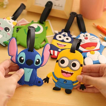 XZHJT Travel Accessories Luggage Tag Suitcase Cartoon Style