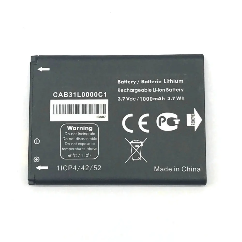 Фото 100% Оригинальный ремонт аккумулятора CAB31L0000C1 CAB310000C2 для телефона Alcatel i808 TCL T66 A890 | Аккумуляторы для телефонов (32809658267)