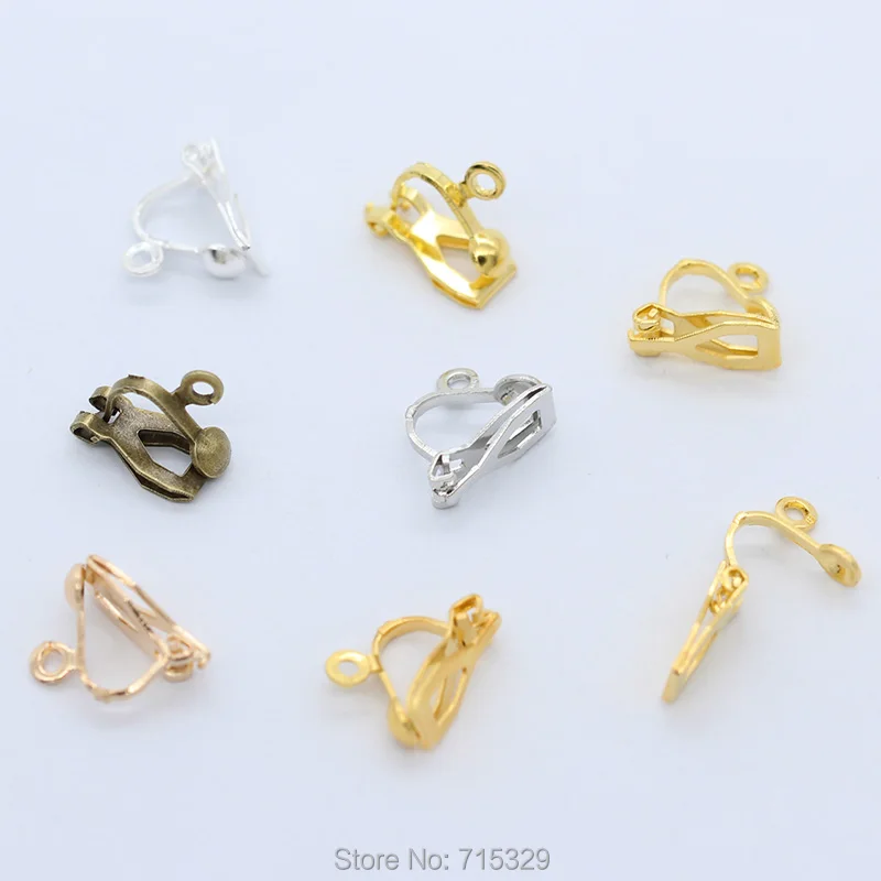 Gold silver bnz plated Metal earring converters findings blank ear clip Hooks DIY Supplies Craft jewelry Accessories Non Pierced
Gold silver bnz plated Metal earring converters findings blank ear clip Hooks DIY Supplies Craft jewelry Accessories Non Pierced