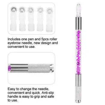 pen Tattoo Set Dual-end Eyebrow Tattoo Pen + 5pcs Roller Eyebrow Needles Makeup Tool tatoo machine
pen Tattoo Set Dual-end Eyebrow Tattoo Pen + 5pcs Roller Eyebrow Needles Makeup Tool tatoo machine
