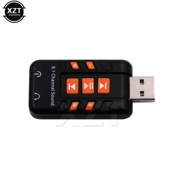Portable USB to 3D Audio External USB Sound Card 8.1 Channel Adapter tarjeta de sonido for Windows Vista/XP Win7 Win8
Portable USB to 3D Audio External USB Sound Card 8.1 Channel Adapter tarjeta de sonido for Windows Vista/XP Win7 Win8