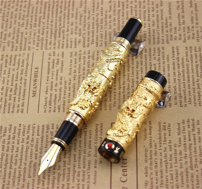 JINHAO metal fountain pen unique design High quality dragon pens luxury school office supplies free shipping 008
JINHAO metal fountain pen unique design High quality dragon pens luxury school office supplies free shipping 008