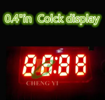 Hot sale 0.4 Inch 7 Segment 4 Digit Super Red 0.4" 0.4in Clock LED Display Common cathode Time 12 Pins for DIY
Hot sale 0.4 Inch 7 Segment 4 Digit Super Red 0.4" 0.4in Clock LED Display Common cathode Time 12 Pins for DIY