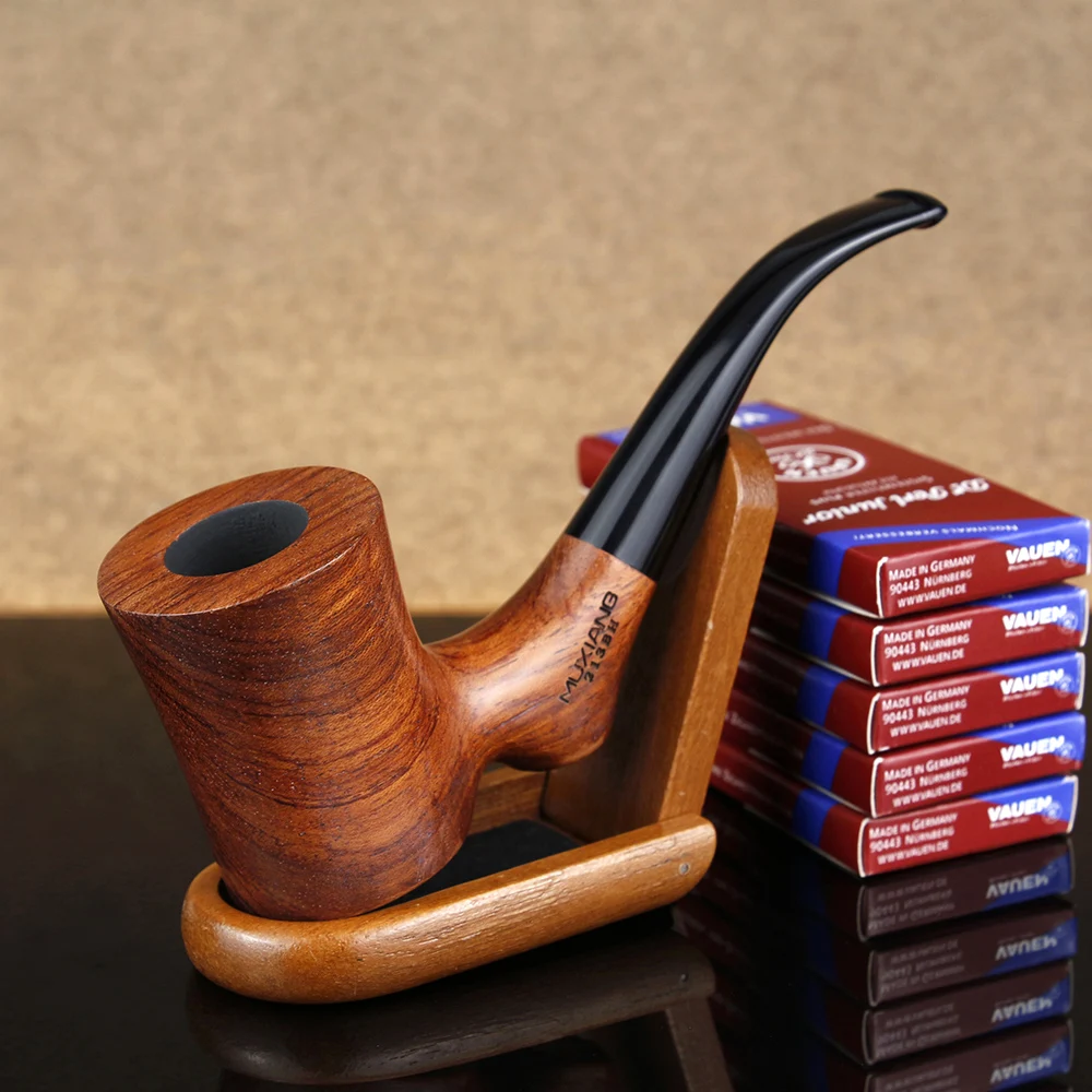 Classic Smoking Gift Set Rosewood Smoking Pipe 50 pcs 9mm filter Wooden Stand Flat Bottom Tobacco Pipe Handmade Smoke Pipe Set
Classic Smoking Gift Set Rosewood Smoking Pipe 50 pcs 9mm filter Wooden Stand Flat Bottom Tobacco Pipe Handmade Smoke Pipe Set