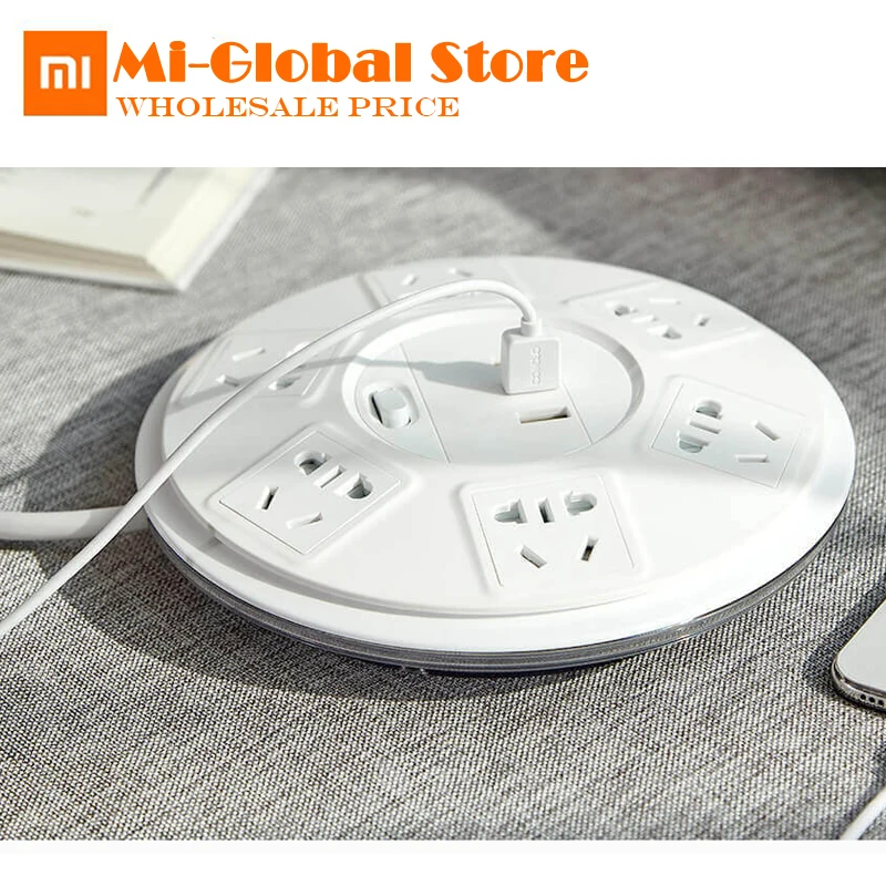 Original Xiaomi 6 Ports with 3 USB Power Strip Power Plug Charger Socket US UK EU AU (5V=2.1A Single) two versions high quality
Original Xiaomi 6 Ports with 3 USB Power Strip Power Plug Charger Socket US UK EU AU (5V=2.1A Single) two versions high quality