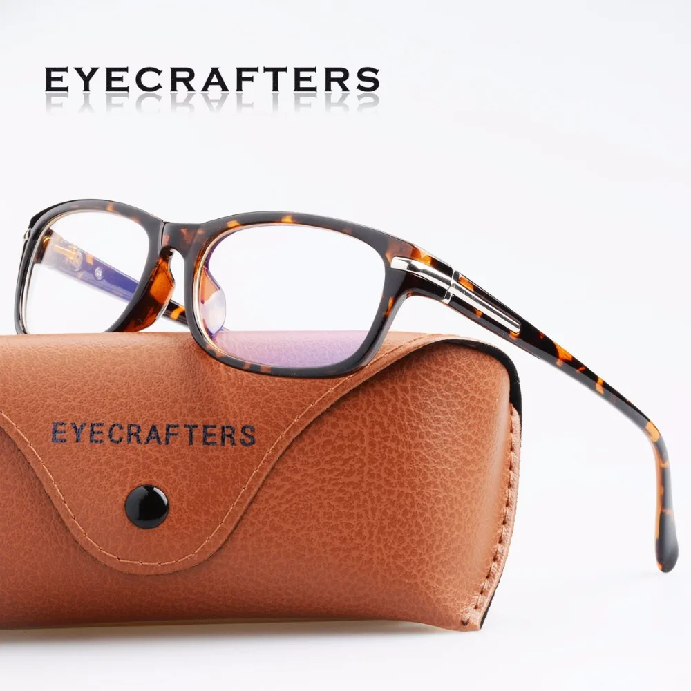 Eyecrafters Radiation Protection Clear Lens Eyeglasses Frame Womens Lightweight Computer Glasses Men Anti Blue Ray UV400 Eyewear
Eyecrafters Radiation Protection Clear Lens Eyeglasses Frame Womens Lightweight Computer Glasses Men Anti Blue Ray UV400 Eyewear