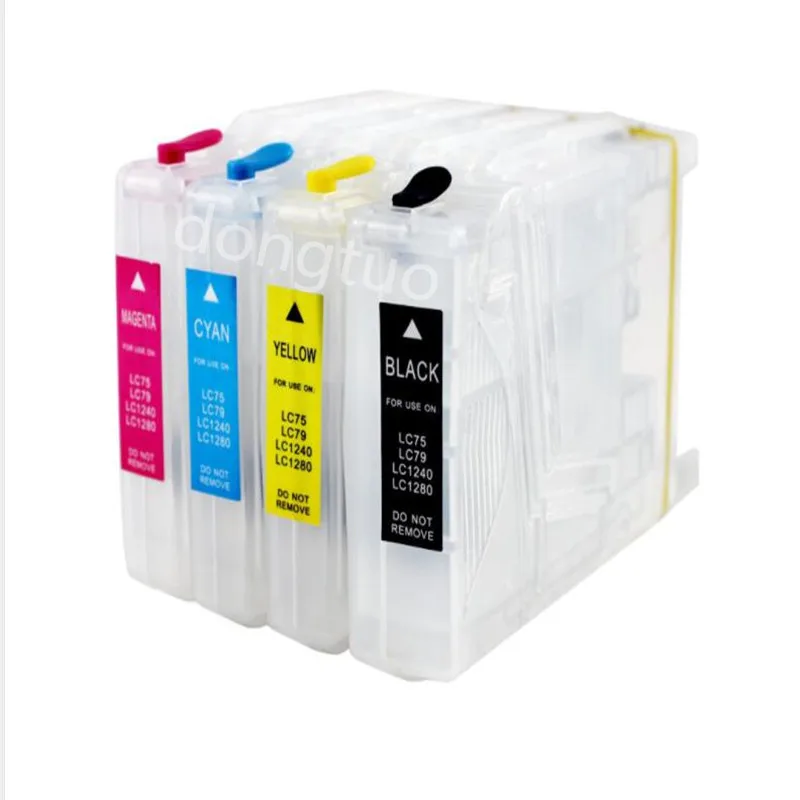 1set Refillable ink cartridge LC12 LC17 LC71 LC73 LC75 LC77 LC79 LC400 LC450 LC1220 LC1240 LC1280 for Brother
1set Refillable ink cartridge LC12 LC17 LC71 LC73 LC75 LC77 LC79 LC400 LC450 LC1220 LC1240 LC1280 for Brother