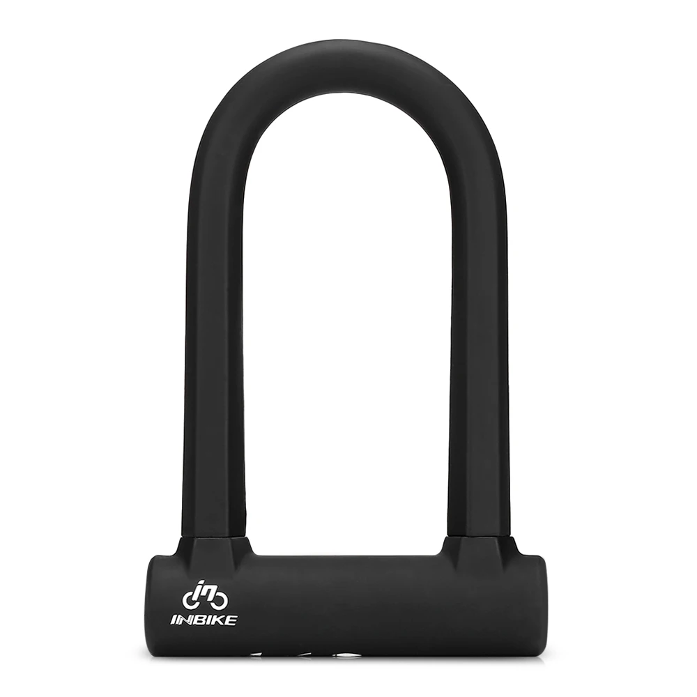 INBIKE Bicycle U-lock Strong Steel Rubber Coat Copper 3 Keys Bike Mounting Bracket Extra Cable Bike Safe Durable Lock
INBIKE Bicycle U-lock Strong Steel Rubber Coat Copper 3 Keys Bike Mounting Bracket Extra Cable Bike Safe Durable Lock