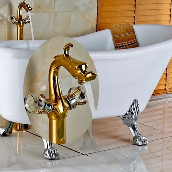 Floor Mounted Dragon Golden Bathroom Tub Faucet Tub Filler Shower Mixer Tap Single Handle New
Floor Mounted Dragon Golden Bathroom Tub Faucet Tub Filler Shower Mixer Tap Single Handle New