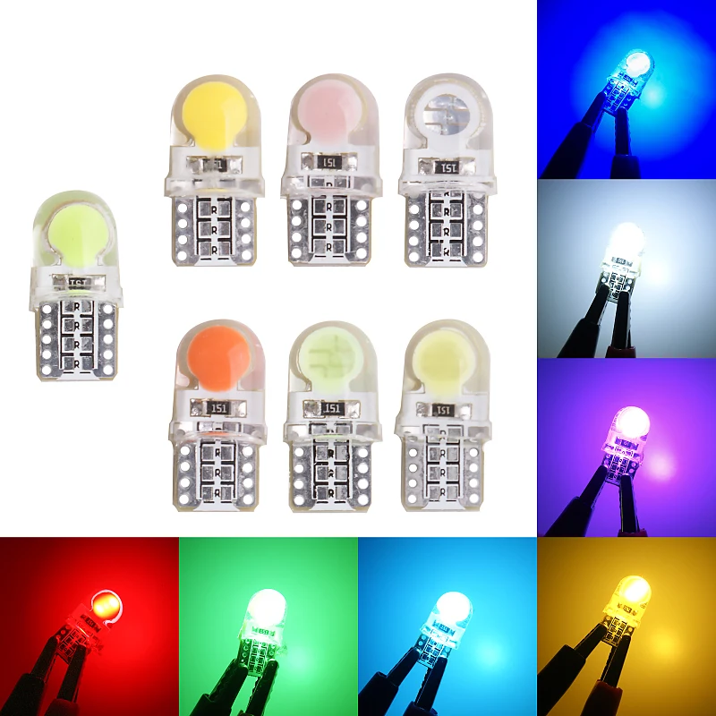 10pcs T10 w5w led 194 168 W5W COB 8 SMD 80Lumen Silicone Bright LED pinball reading Side License Plate Light clearance Lamp 12V
10pcs T10 w5w led 194 168 W5W COB 8 SMD 80Lumen Silicone Bright LED pinball reading Side License Plate Light clearance Lamp 12V