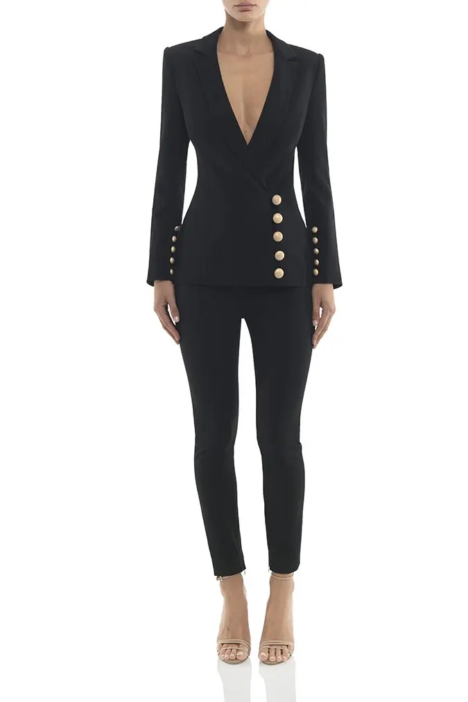 Bandage Jumpsuit Women 2018 New black Button Long Sleeve v neck 2 two piece Jumpsuits Sexy Bodycon Playsuits Party Clubwear
Bandage Jumpsuit Women 2018 New black Button Long Sleeve v neck 2 two piece Jumpsuits Sexy Bodycon Playsuits Party Clubwear