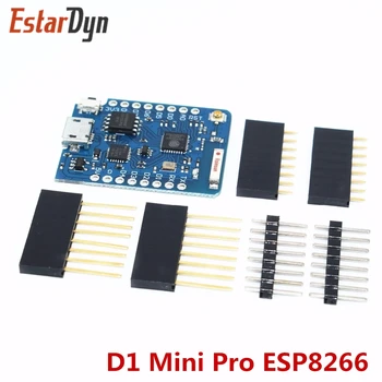 10pcs D1 mini Pro 16M bytes external antenna connector ESP8266 WIFI Internet of Things development board CP2104
10pcs D1 mini Pro 16M bytes external antenna connector ESP8266 WIFI Internet of Things development board CP2104
